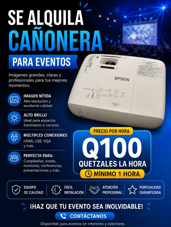 Alquiler de cañonera